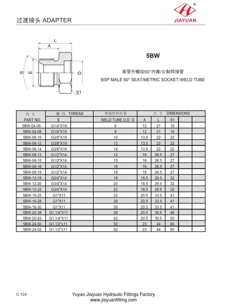 Soldadura per seient mètric BSP masculí