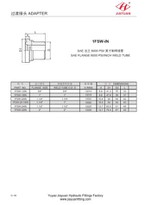 SAE 6000 Tub de soldadura de capçal de brida